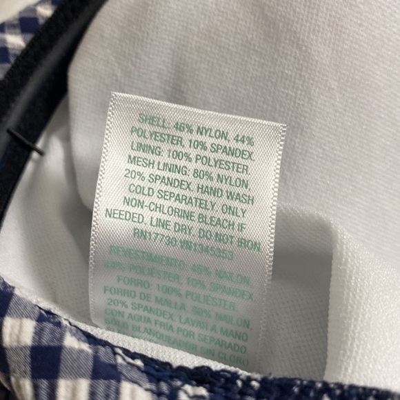 Kona Sol Gingham One Piece Swimsuit - Picture 7 of 9